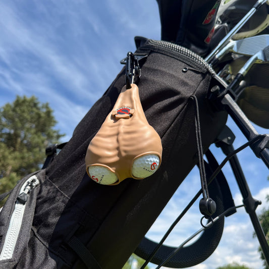 CaddySack Golf Ball Holder on the Golf Bag