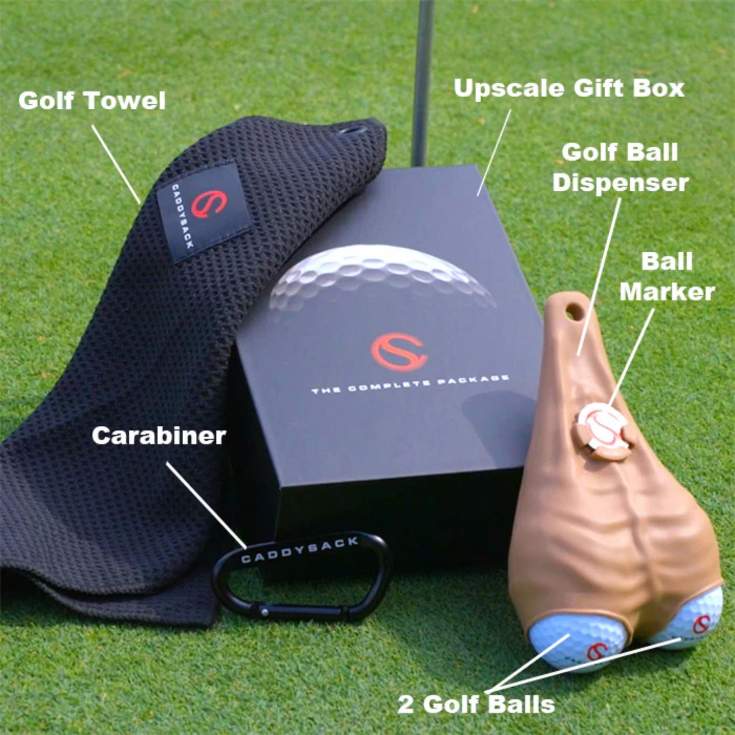 CaddySack Golf Ball Holder and Dispenser