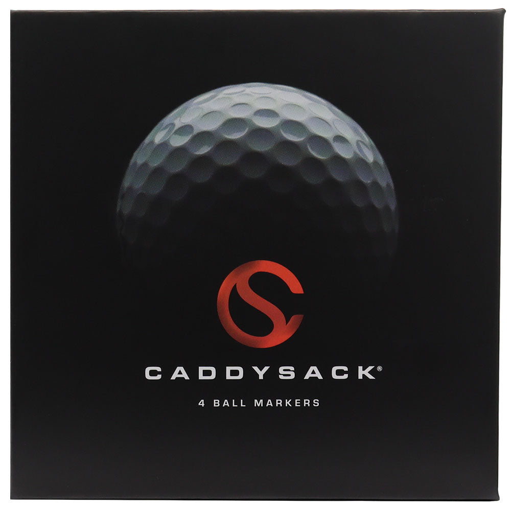 CADDYSACK Ball Markers 4 Pack Gift Box front
