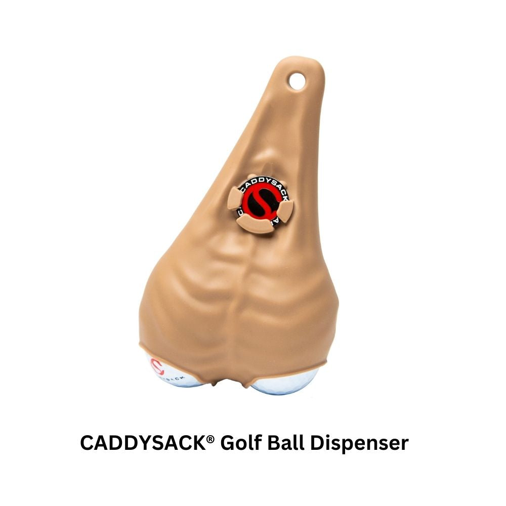 CADDYSACK Golf Ball Holder and Dispenser with Golf Towel, 2 Golf Balls,  Golf Ball Marker, Carabiner,…See more CADDYSACK Golf Ball Holder and  Dispenser