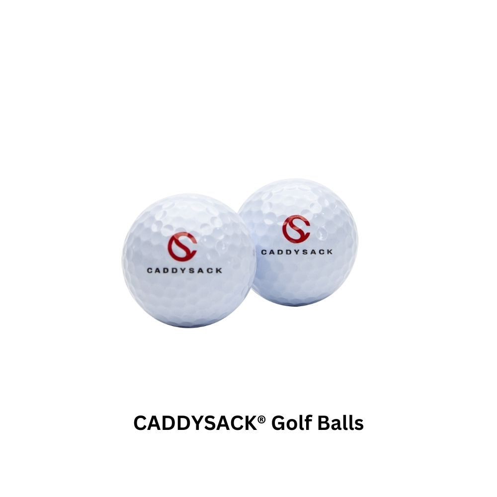 CADDYSACK Golf Ball Holder and Dispenser with Golf Towel, 2 Golf Balls,  Golf Ball Marker, Carabiner, Gift Box - Easily Attaches to Golf Bag, Belt  or